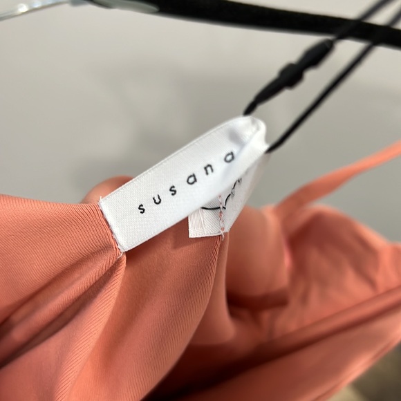 Susana Monaco Ruched Dress in Blush - Picture 7 of 7